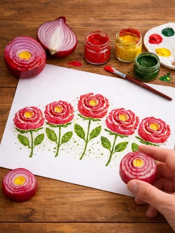 Flower-stamping