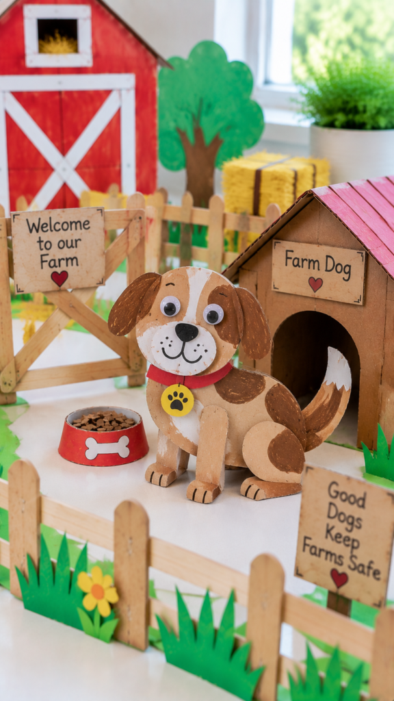 Handcrafted-Paper-Farm-Dog