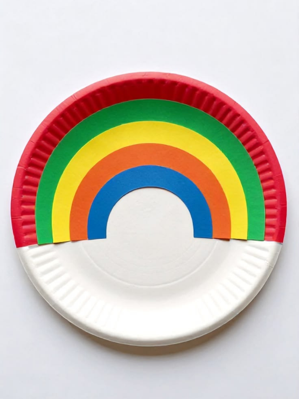 colorful-paper-plate