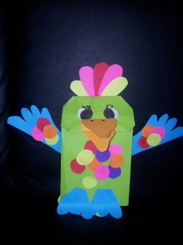 Paper-Bag-Bird-Puppet-Bird-Crafts-for-Kids