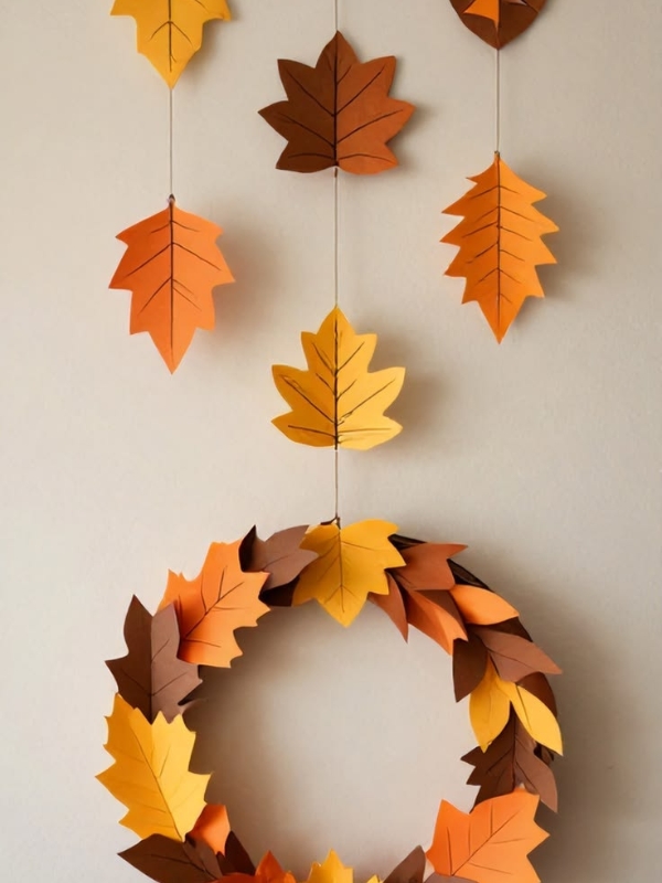 Paper-Leaf-Wall-Hanging