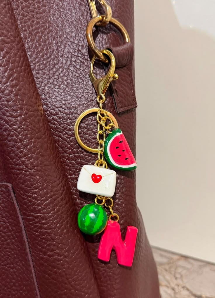 Personalized-Polymer-Clay-Keychain-or-Bag-Charm-polymer-clay-crafts
