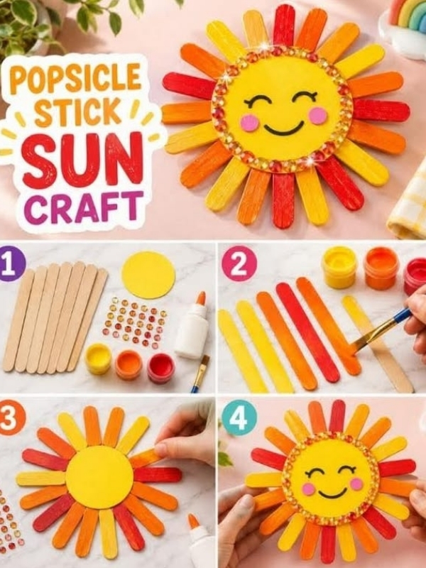 Popsicle-Stick-Sun-Decoration-Easy-Popsicle-Stick-Crafts-for-Kids