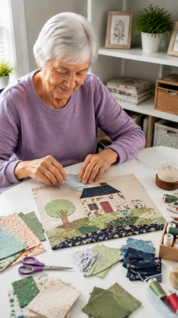 Quilt-as-You-Go-Mug-Mat-or-Small-Textile-Panel.