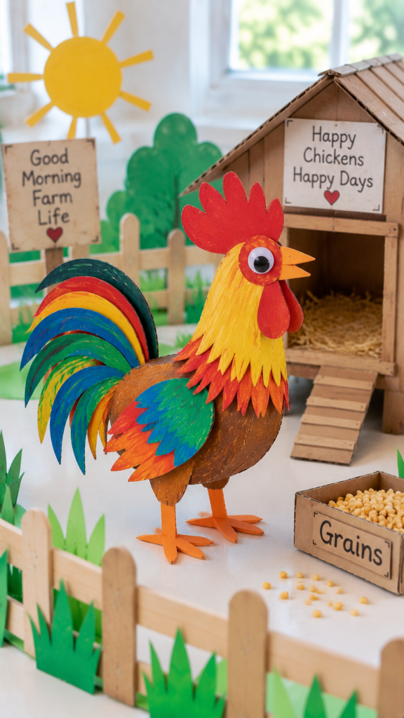 Rooster-Morning-Farm-Scene.