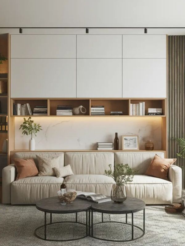 Wall-Mounted-Cabinets-Above-the-Sofa