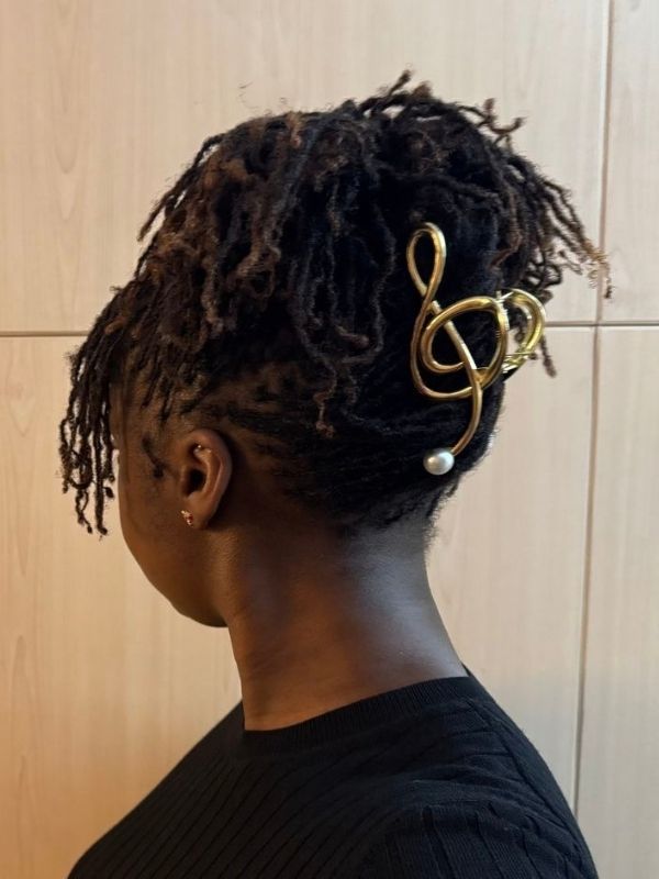 Accessories-That-Work-Well-With-Sisterlocks-Styles-for-Medium-Hair