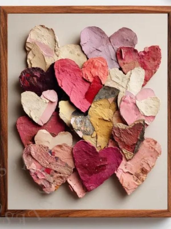 Sculptural-Paper-Heart-Wall-Art-Piece